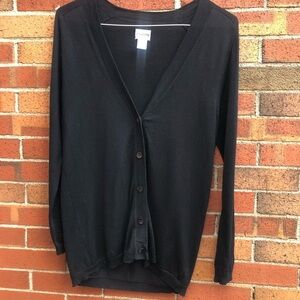 Chico’s black cardigan